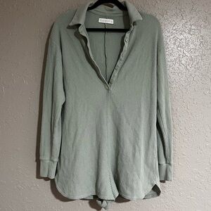 Abercrombie Lounge Collection Waffle Knit Romper Size Medium